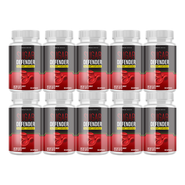 Sugar Defender Pills to Support Healthy Blood Sugar Levels - 10 Pack