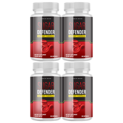 Sugar Defender Pills to Support Healthy Blood Sugar Levels - 4 Pack