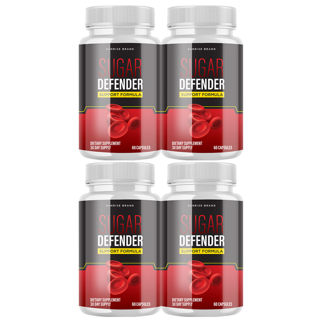 Sugar Defender Pills to Support Healthy Blood Sugar Levels - 4 Pack