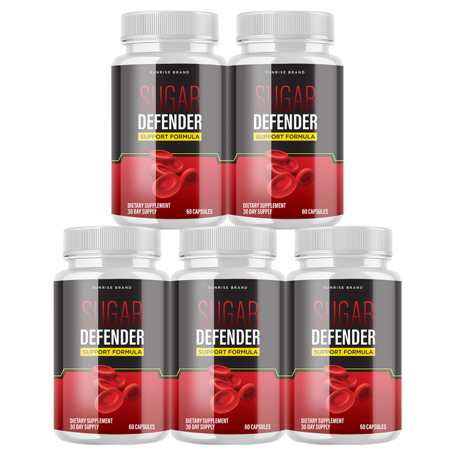 Sugar Defender Pills to Support Healthy Blood Sugar Levels - 5 Pack
