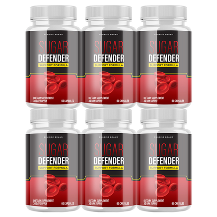 Sugar Defender Pills to Support Healthy Blood Sugar Levels - 6 Pack