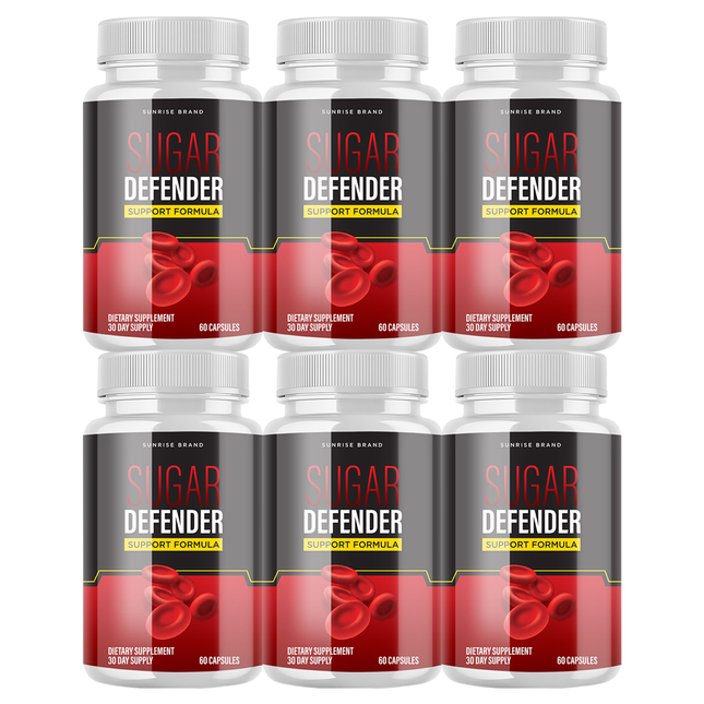 Sugar Defender Pills to Support Healthy Blood Sugar Levels - 6 Pack