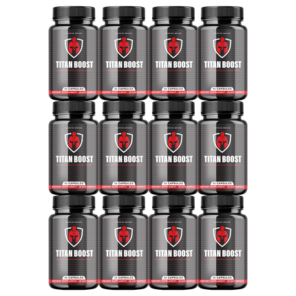 Titan Boost For Men, Titan Boost Pills, TitanBoost Male Performance Big D - 12 Pack