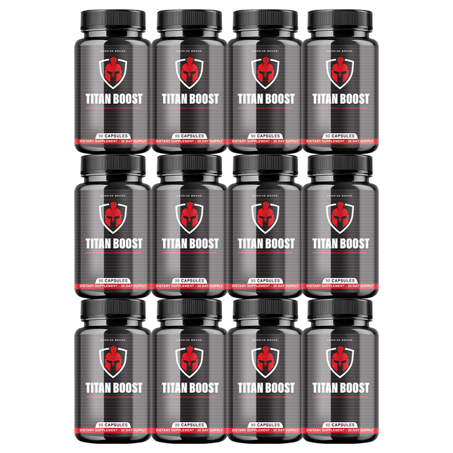 Titan Boost For Men, Titan Boost Pills, TitanBoost Male Performance Big D - 12 Pack