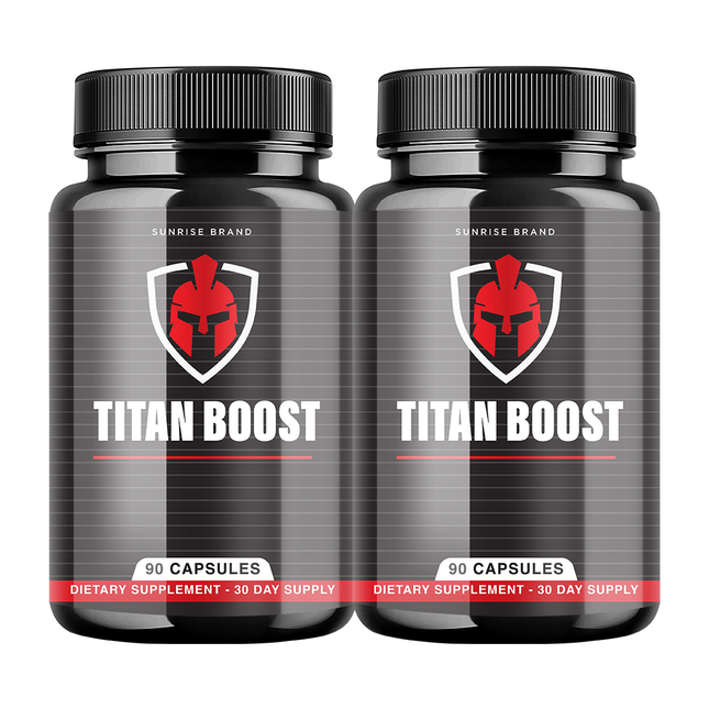 Titan Boost For Men, Titan Boost Pills, TitanBoost Male Performance Big D - 2 Pack