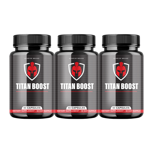 Titan Boost For Men, Titan Boost Pills, TitanBoost Male Performance Big D - 3 Pack