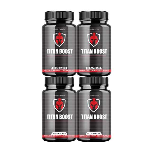 Titan Boost For Men, Titan Boost Pills, TitanBoost Male Performance Big D - 4 Pack