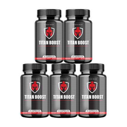Titan Boost For Men, Titan Boost Pills, TitanBoost Male Performance Big D - 5 Pack