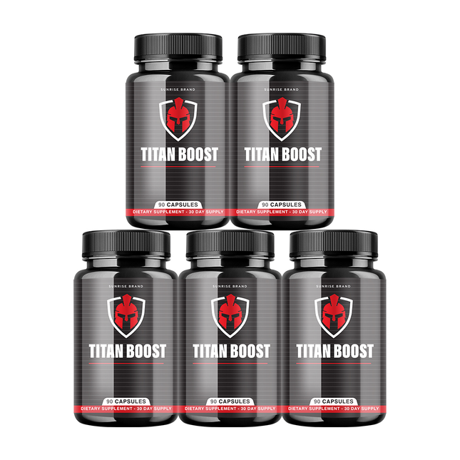 Titan Boost For Men, Titan Boost Pills, TitanBoost Male Performance Big D - 5 Pack