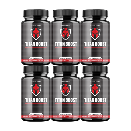 Titan Boost For Men, Titan Boost Pills, TitanBoost Male Performance Big D - 6 Pack