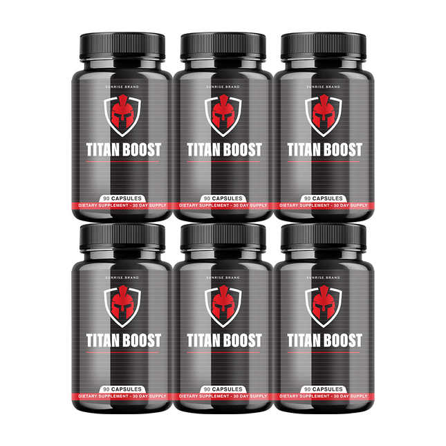 Titan Boost For Men, Titan Boost Pills, TitanBoost Male Performance Big D - 6 Pack