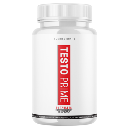 Testo Prime Tablets Extra Strength Formula Supplement - 60 Tablets