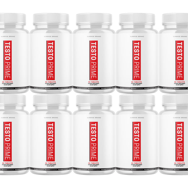 Testo Prime Tablets Extra Strength Formula Supplement - 10 Pack