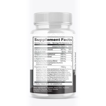 Tribal Force X Supplement for Men to Boost Performance & Male Vitality - 8 Pack