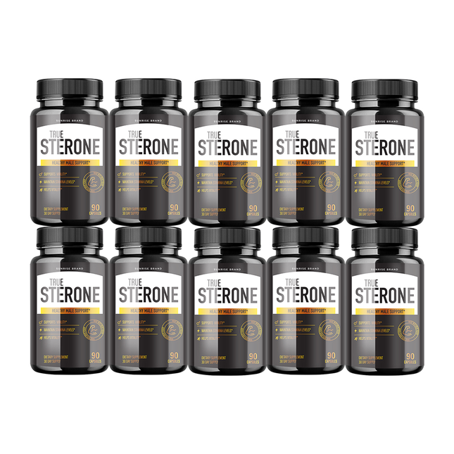 True Sterone Male Health Pills to Boost T-Levels and Performance 10 Packs