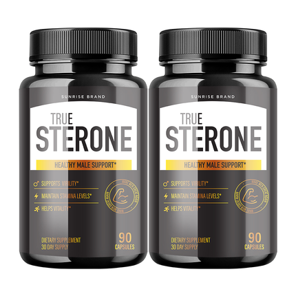 True Sterone Male Health Pills to Boost T-Levels and Performance 2 Packs