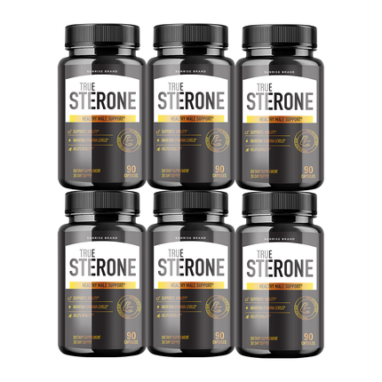 True Sterone Male Health Pills to Boost T-Levels and Performance 6 Packs