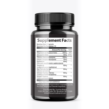 True Sterone Male Health Pills to Boost T-Levels and Performance 5 Packs