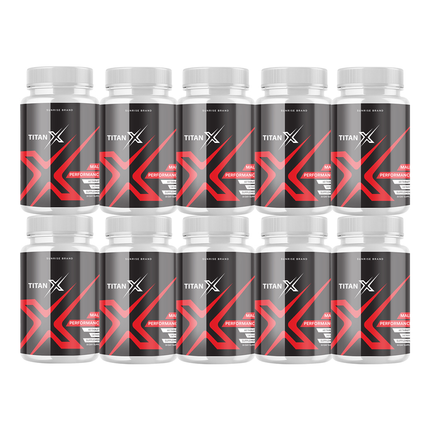Titan X Male Health Pills to Boost Performance and Endurance - 10 Pack
