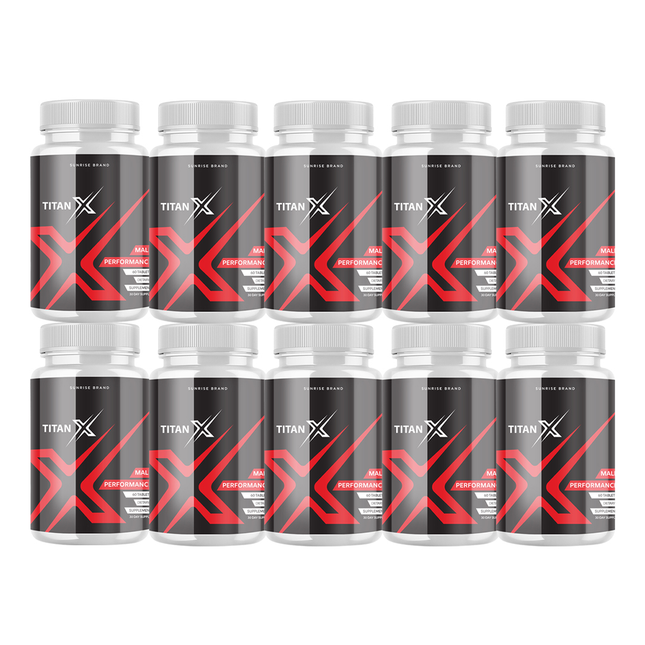 Titan X Male Health Pills to Boost Performance and Endurance - 10 Pack