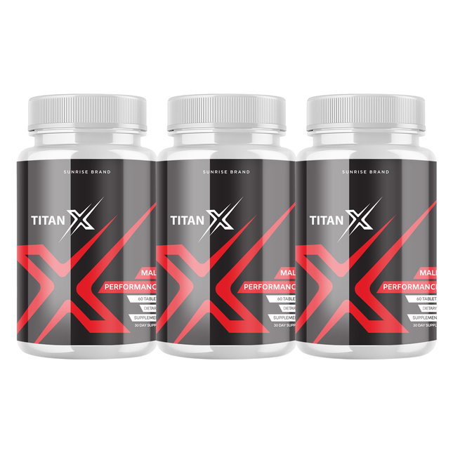 Titan X Male Health Pills to Boost Performance and Endurance - 3 Pack