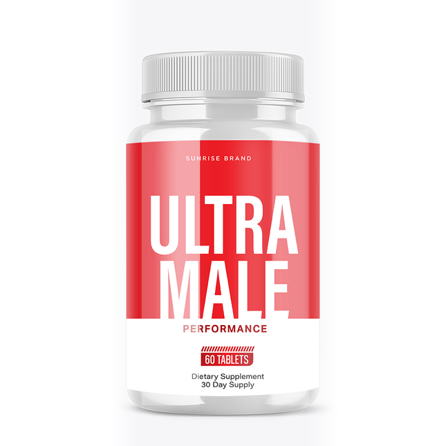 Ultra Male Capsules, UltraMale Vitality Supplement Men - 60 Tablets