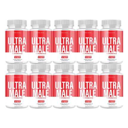 Ultra Male Capsules, UltraMale Vitality Supplement Men - 10 Pack