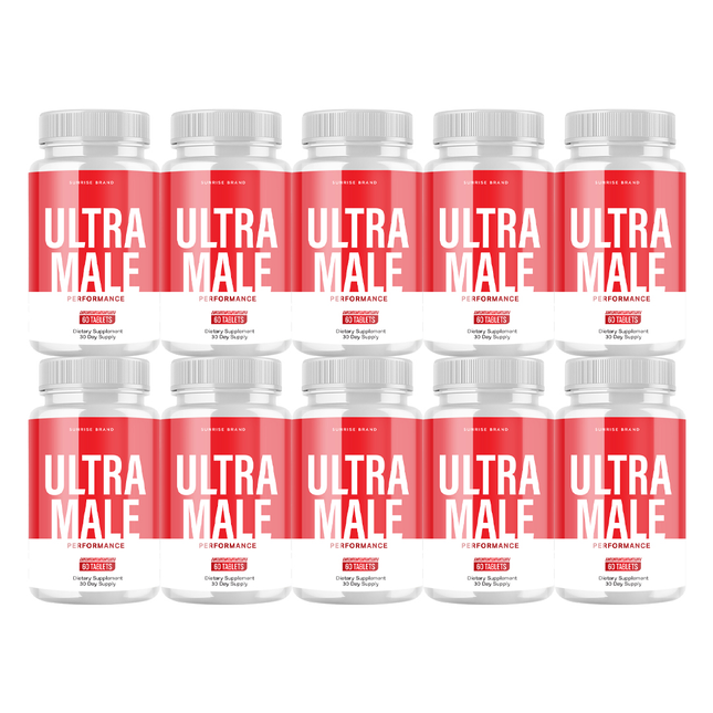 Ultra Male Capsules, UltraMale Vitality Supplement Men - 10 Pack