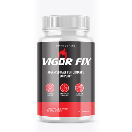Vigor Fix Male Health Pills to Enhance Masculine Vitality and Libido 60 Tablets