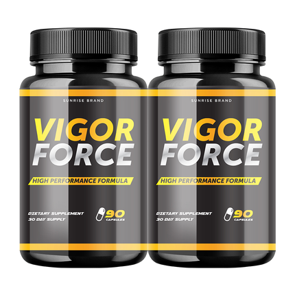 Vigor Force Male Supplement, Vigor Pills to Boost Vitality & Energy 2 Pack