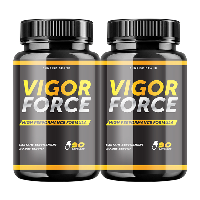 Vigor Force Male Supplement, Vigor Pills to Boost Vitality & Energy 2 Pack