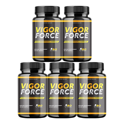 Vigor Force Male Supplement, Vigor Pills to Boost Vitality & Energy - 5 Pack