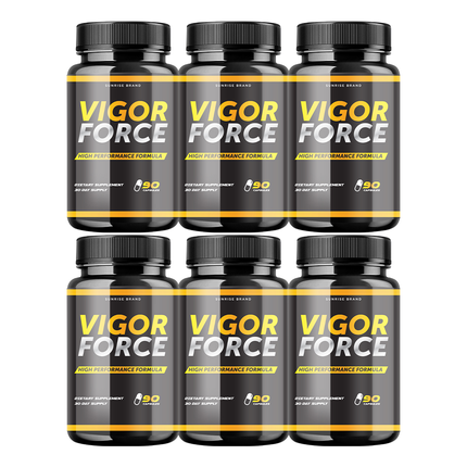 Vigor Force Male Supplement, Vigor Pills to Boost Vitality & Energy - 6 Pack