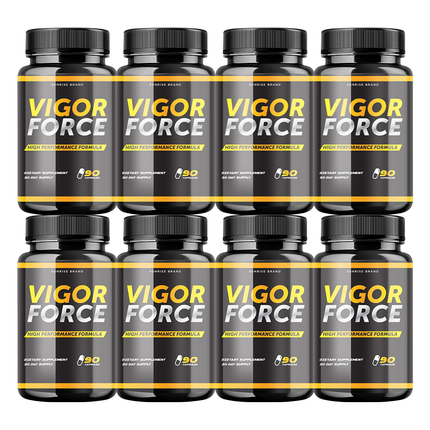 Vigor Force Male Supplement, Vigor Pills to Boost Vitality & Energy - 8 Pack