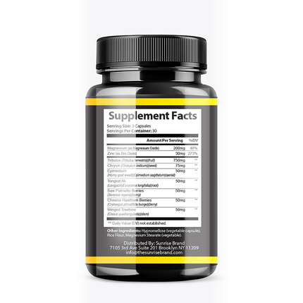 Vigor Force Male Supplement, Vigor Pills to Boost Vitality & Energy - 8 Pack