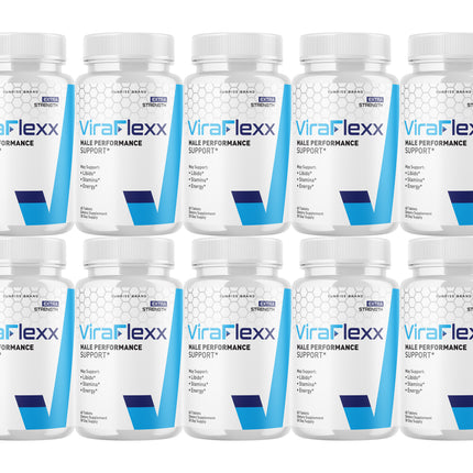 ViraFlexx Capsules, Vira Flexx Men Dietary Supplement Pills - 10 Pack