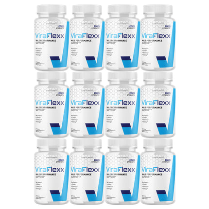 ViraFlexx Capsules, Vira Flexx Men Dietary Supplement Pills - 12 Pack