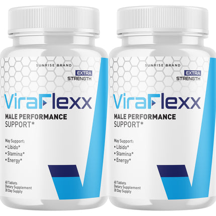 ViraFlexx Capsules, Vira Flexx Men Dietary Supplement Pills - 2 Pack