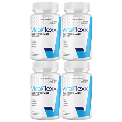 ViraFlexx Capsules, Vira Flexx Men Dietary Supplement Pills - 4 Pack