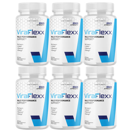 ViraFlexx Capsules, Vira Flexx Men Dietary Supplement Pills - 6 Pack