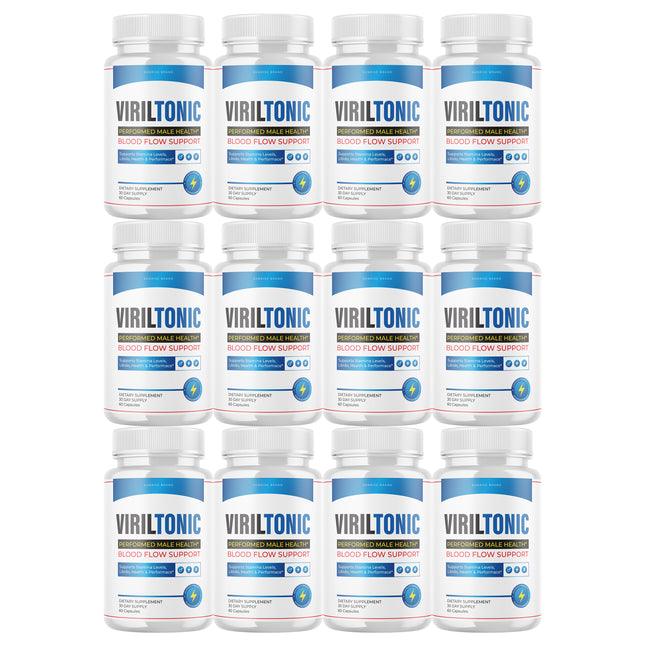 Viriltonic for Male, Viril Tonic Advanced Formula Men Support - 12 Pack