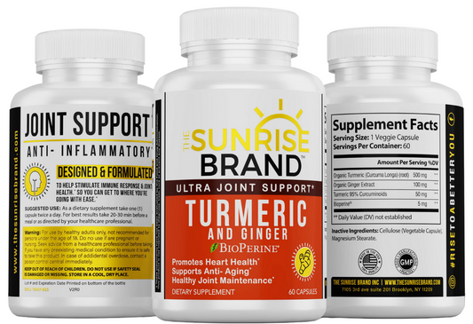 Turmeric with Ginger The Sunrise Brand 60 Capsules