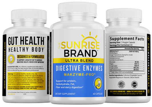 Digestive Enzymes Ultra Blend by The Sunrise Brand 60 Capsules