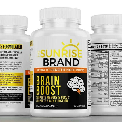 Brain Boost - The Sunrise Brand - 60 capsules